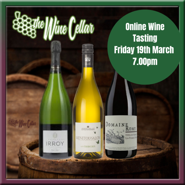 Online Tasting - Bundle - Champagne Irroy, Menetou Salon, Domaine Romy Rouge